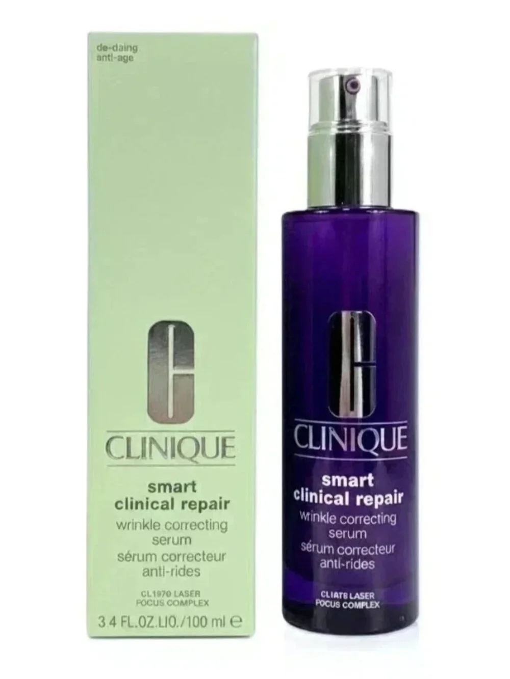 Clinique Smart Clinical Repair Wrinkle Correcting Serum 3.4 oz / 100ml New Seale